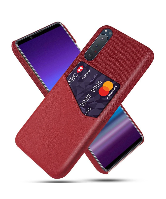 Coque Sony Xperia 5 II Olympus Effet Cuir