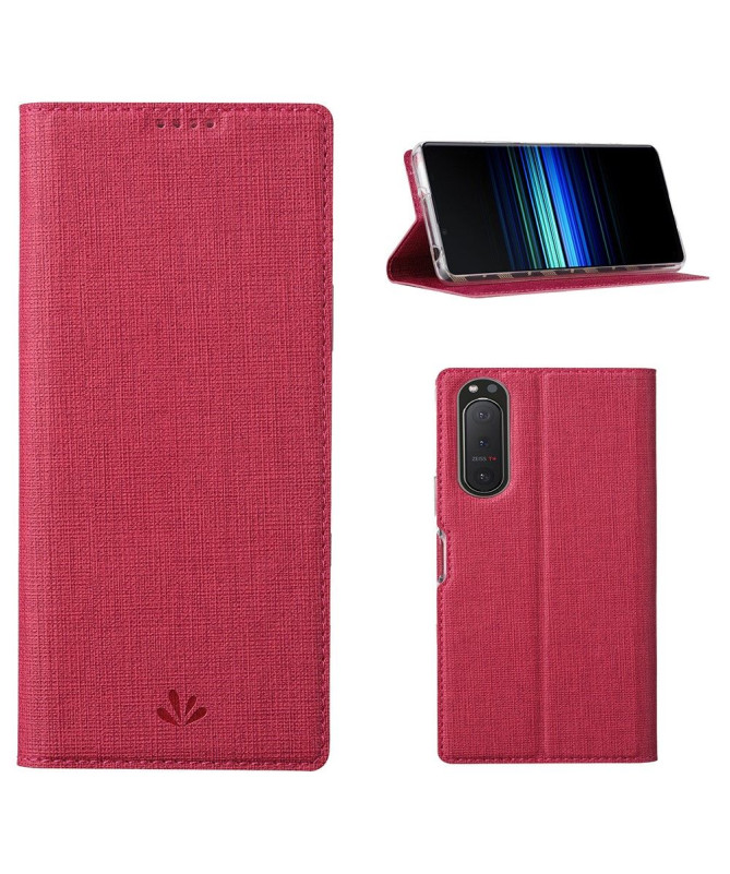 Housse Sony Xperia 5 II croisillons fonction support