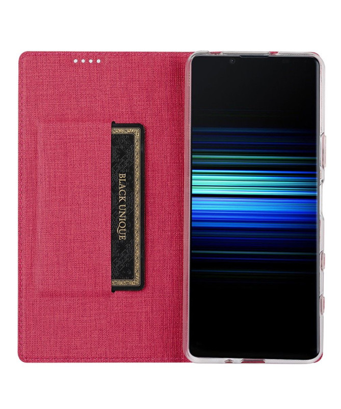 Housse Sony Xperia 5 II croisillons fonction support