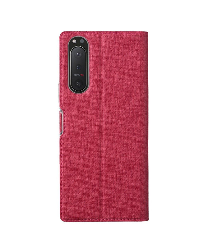 Housse Sony Xperia 5 II croisillons fonction support