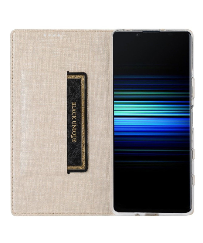 Housse Sony Xperia 5 II croisillons fonction support