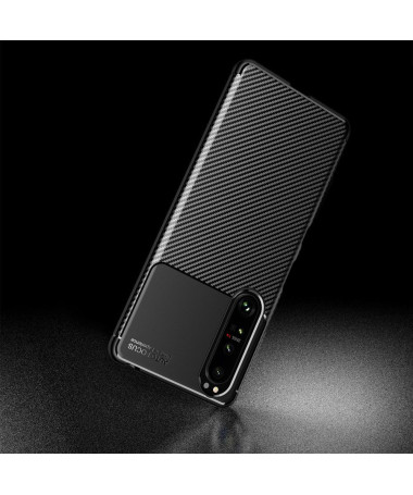 Coque style fibre de carbone pour Sony Xperia 1 III