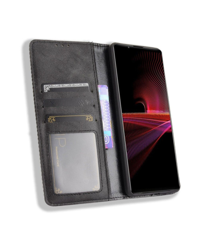 Etui Sony Xperia 1 III Le Cirénius Style Cuir