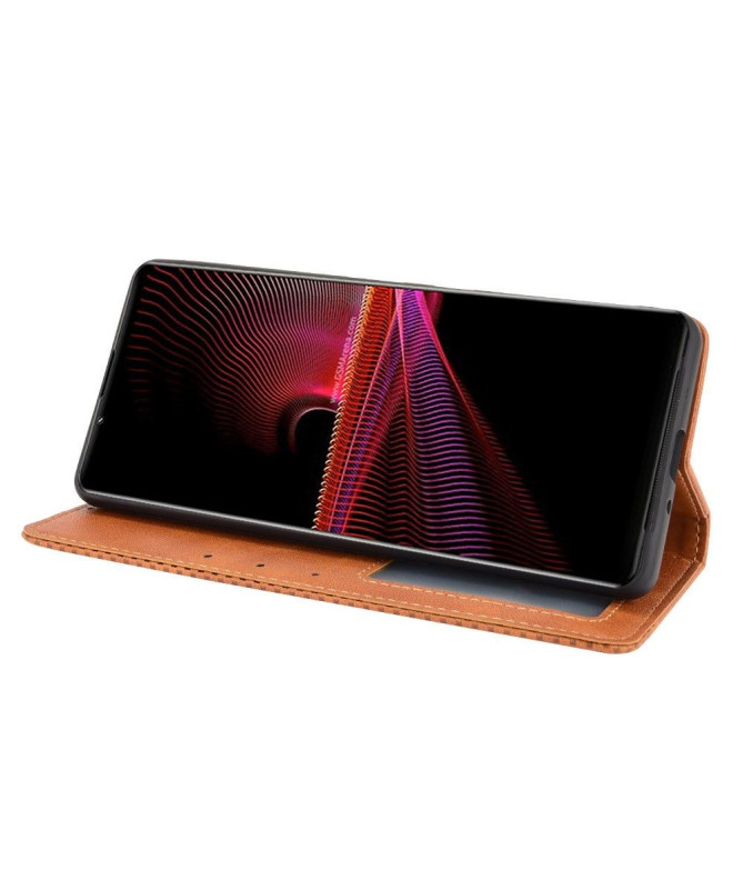 Etui Sony Xperia 1 III Le Cirénius Style Cuir