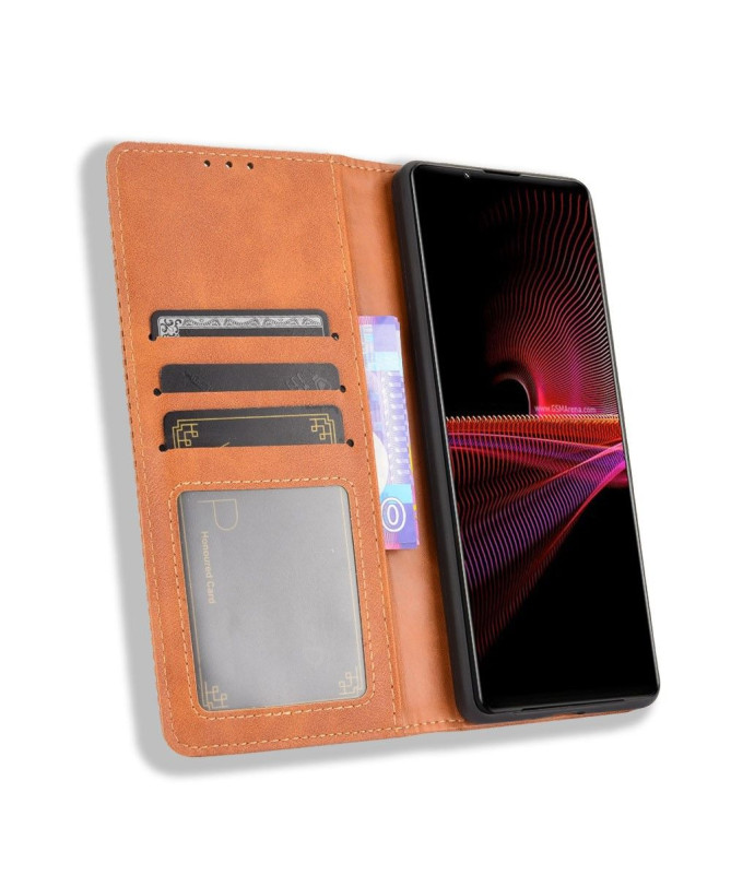Etui Sony Xperia 1 III Le Cirénius Style Cuir