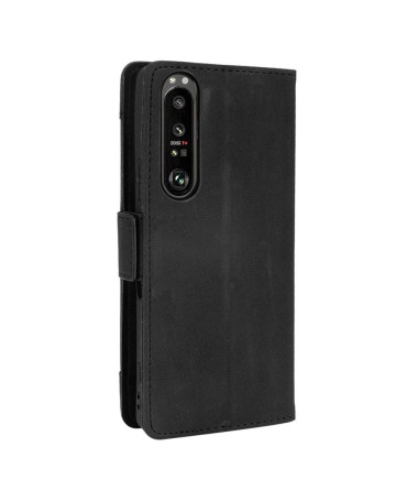 Housse Sony Xperia 1 III Premium avec Porte Cartes