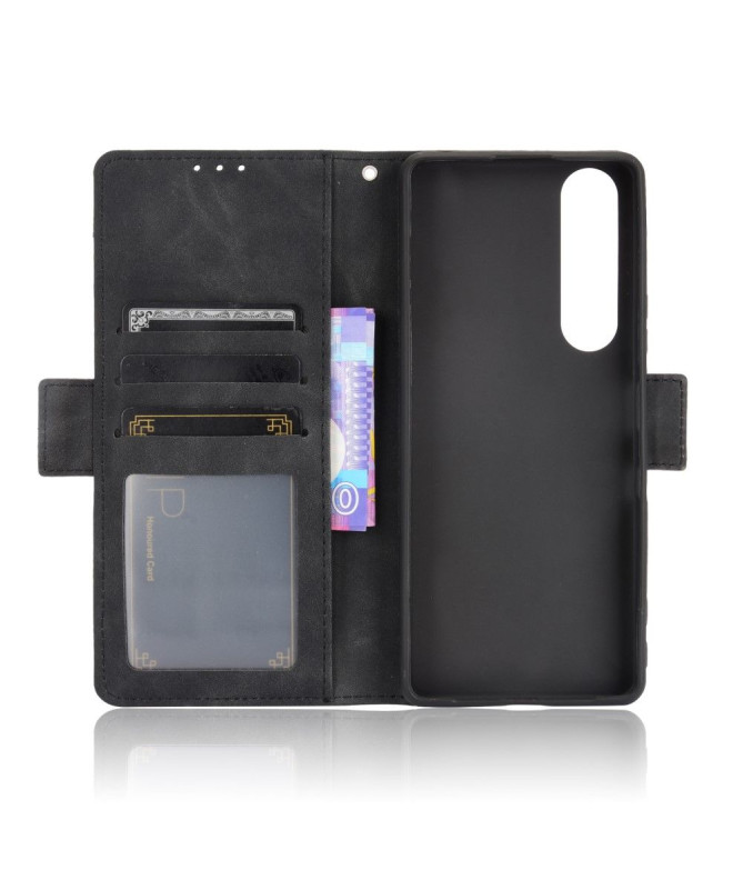 Housse Sony Xperia 1 III Premium avec Porte Cartes