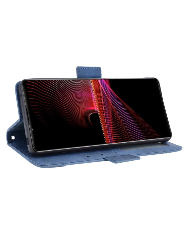 Housse Sony Xperia 1 III Premium avec Porte Cartes