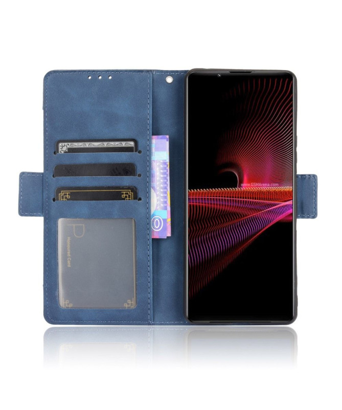 Housse Sony Xperia 1 III Premium avec Porte Cartes