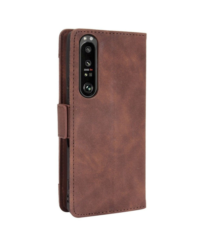 Housse Sony Xperia 1 III Premium avec Porte Cartes