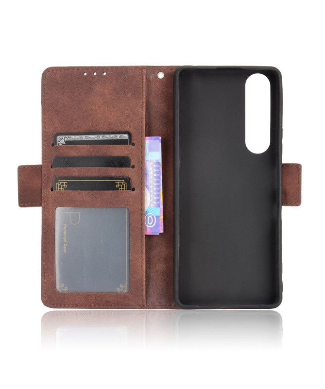 Housse Sony Xperia 1 III Premium avec Porte Cartes