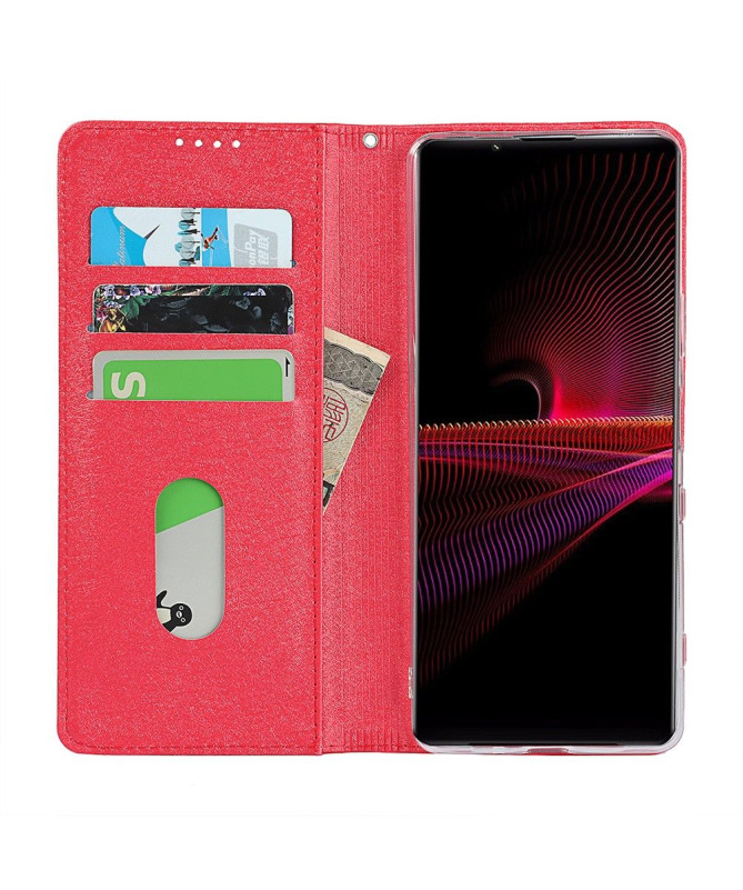 Housse Sony Xperia 1 III Blue Moon Rabat Porte-Cartes