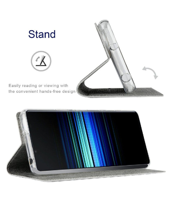 Étui Sony Xperia 1 III croisillons fonction support