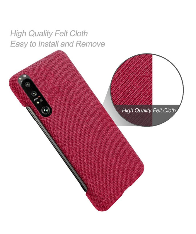 Coque Sony Xperia 1 III revêtement tissu