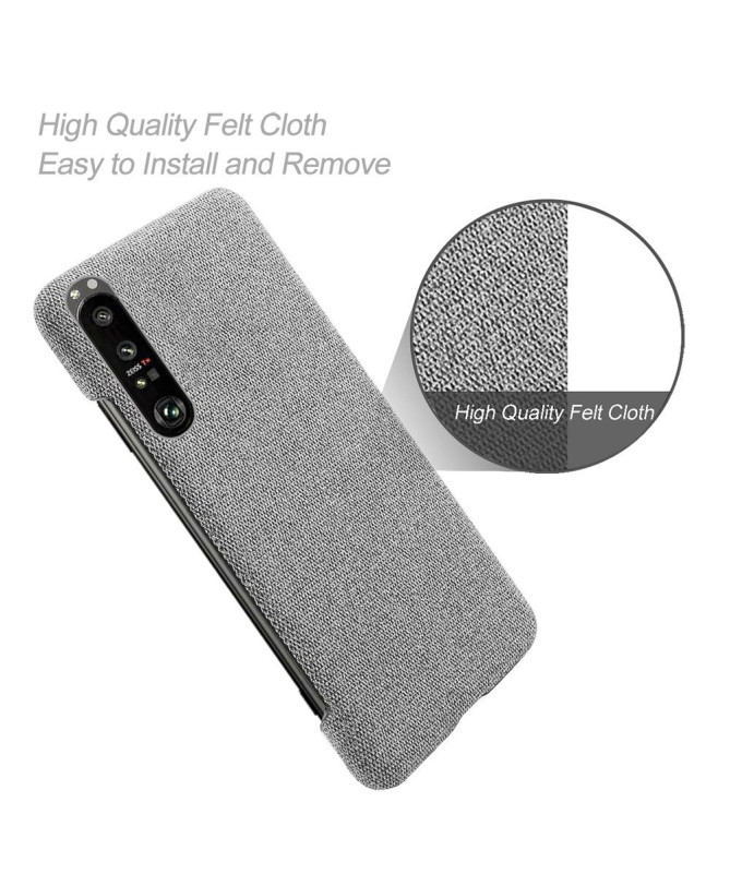 Coque Sony Xperia 1 III revêtement tissu