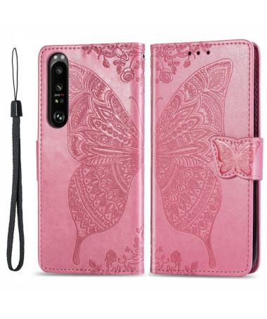 Housse Sony Xperia 1 III Papillon Relief