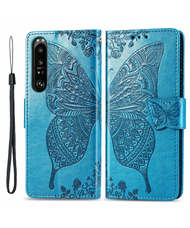 Housse Sony Xperia 1 III Papillon Relief