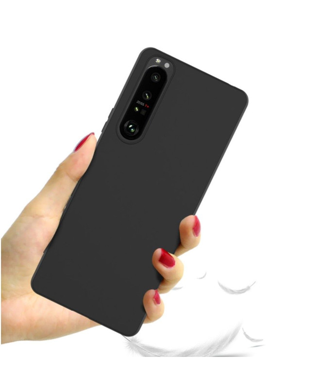 Coque Sony Xperia 1 III effet givré en silicone