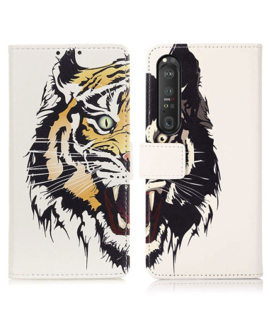 Housse Sony Xperia 1 III Tigre féroce