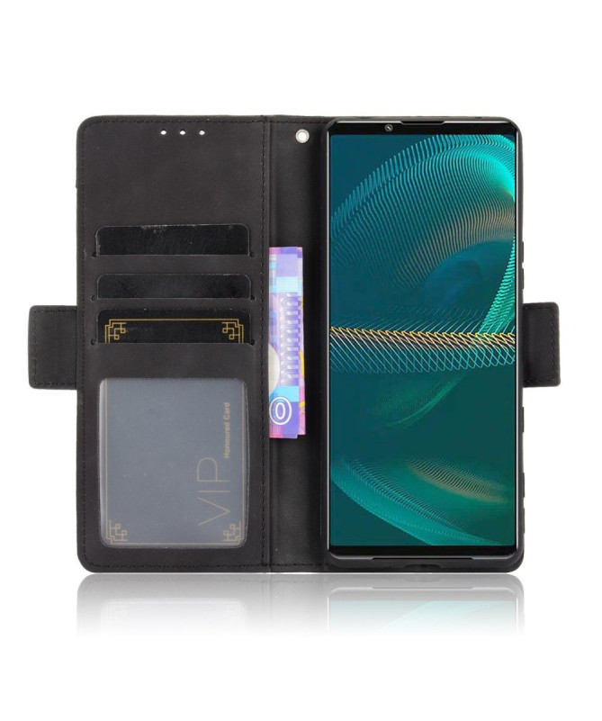 Housse Sony Xperia 5 III Premium avec Porte Cartes