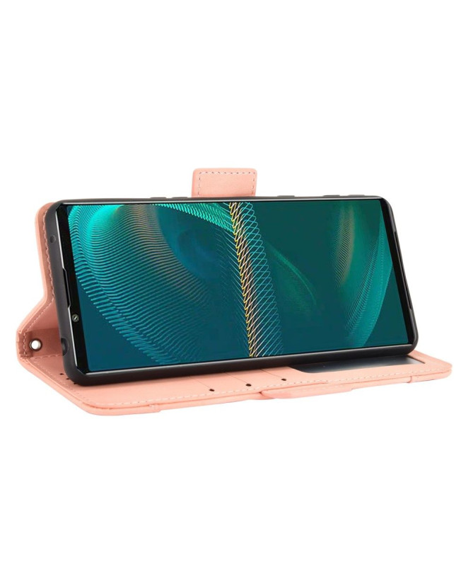 Housse Sony Xperia 5 III Premium avec Porte Cartes