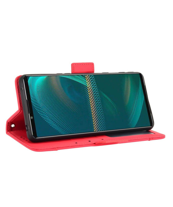 Housse Sony Xperia 5 III Premium avec Porte Cartes