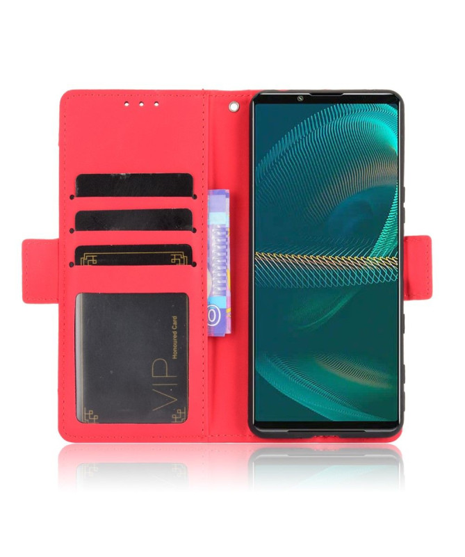 Housse Sony Xperia 5 III Premium avec Porte Cartes