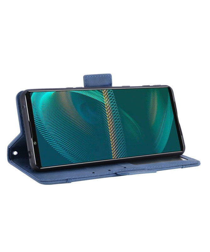 Housse Sony Xperia 5 III Premium avec Porte Cartes