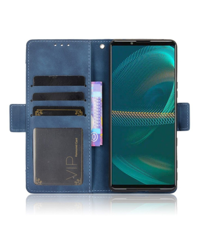 Housse Sony Xperia 5 III Premium avec Porte Cartes