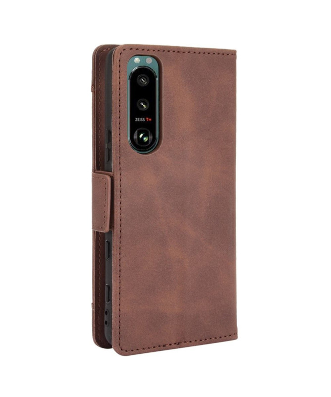 Housse Sony Xperia 5 III Premium avec Porte Cartes