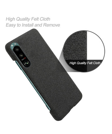 Coque Sony Xperia 5 III revêtement tissu