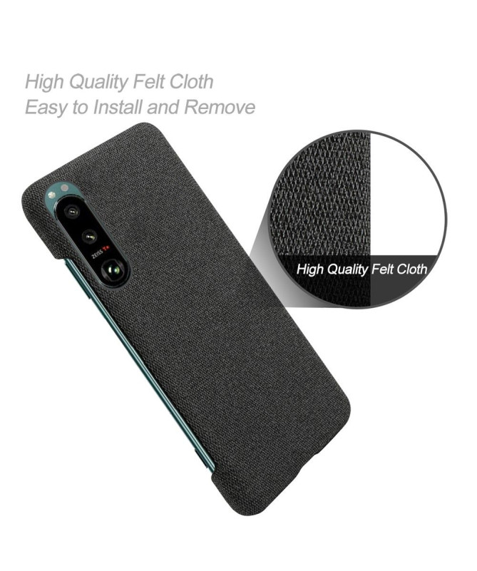 Coque Sony Xperia 5 III revêtement tissu
