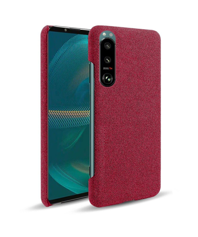 Coque Sony Xperia 5 III revêtement tissu