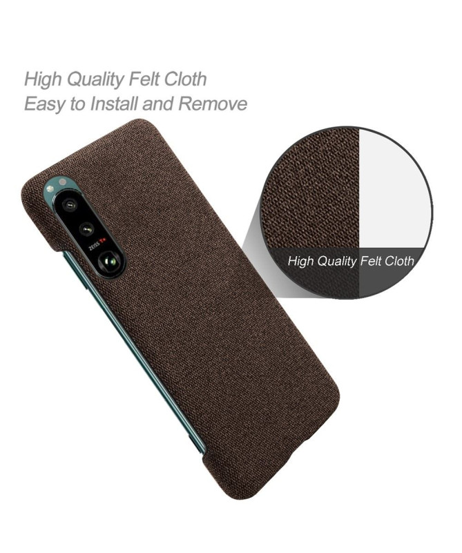Coque Sony Xperia 5 III revêtement tissu