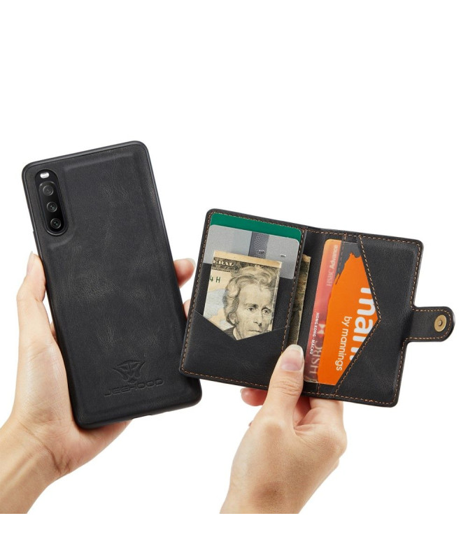 Coque Sony Xperia 10 III avec porte cartes magnétique