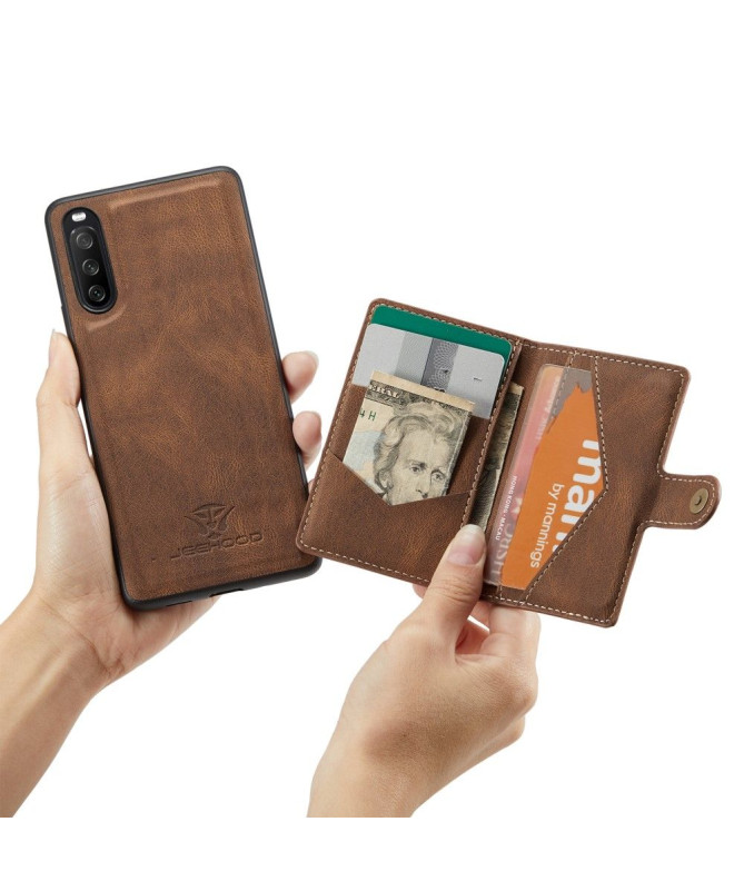 Coque Sony Xperia 10 III avec porte cartes magnétique