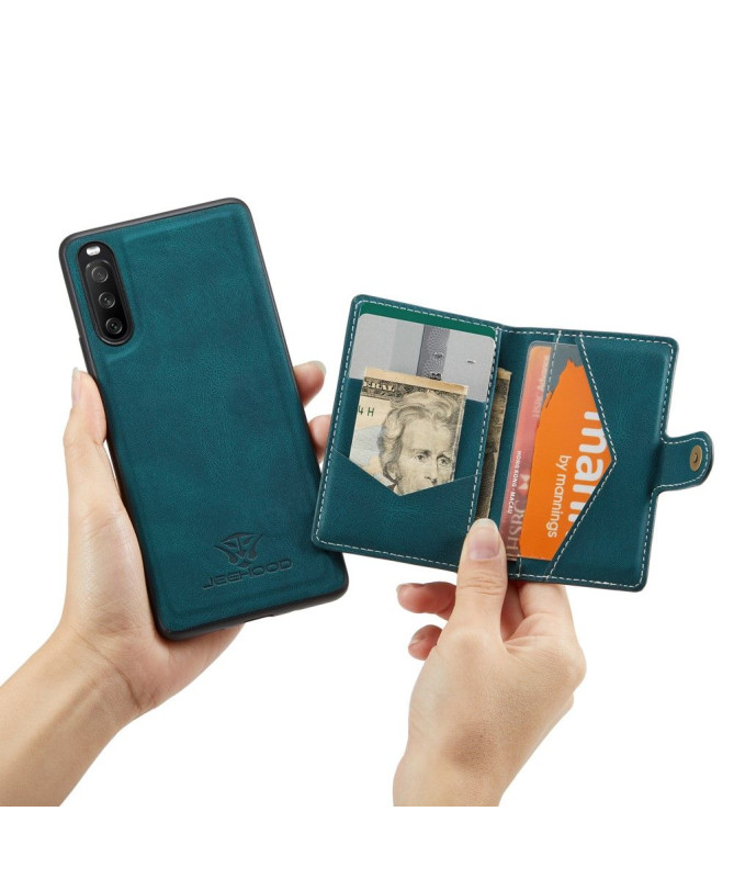 Coque Sony Xperia 10 III avec porte cartes magnétique