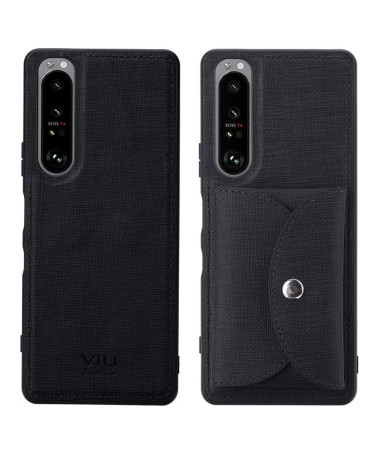 Coque Sony Xperia 1 III VILI croisillons Porte Cartes Magnétique