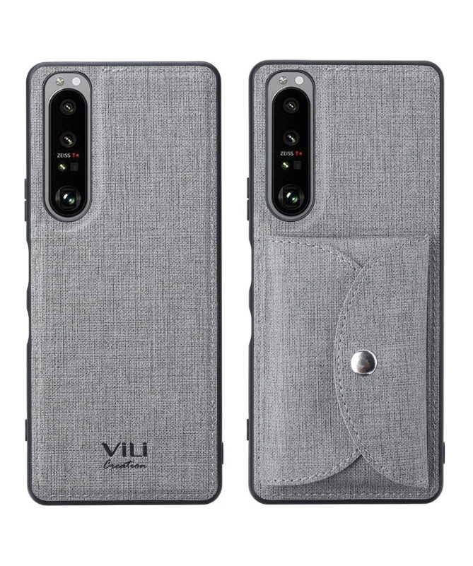 Coque Sony Xperia 1 III VILI croisillons Porte Cartes Magnétique