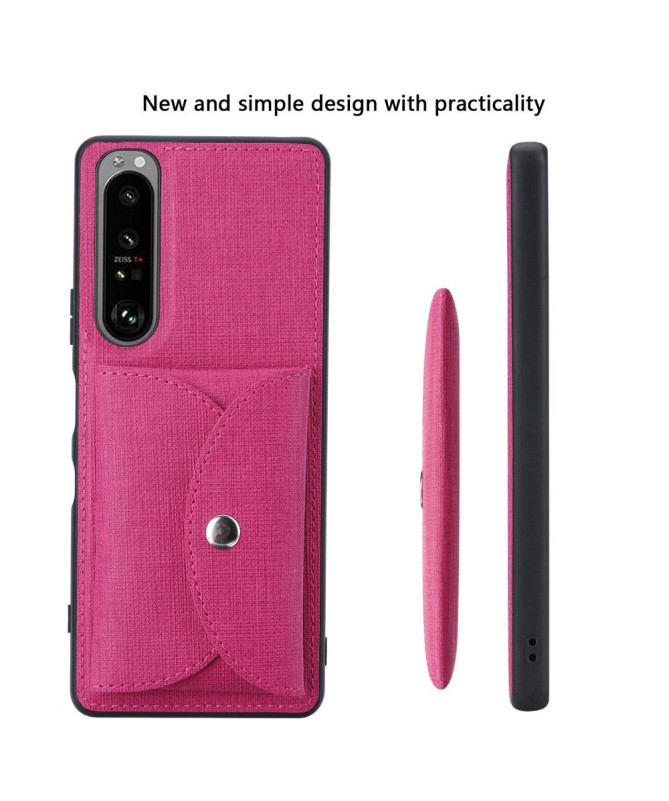 Coque Sony Xperia 1 III VILI croisillons Porte Cartes Magnétique