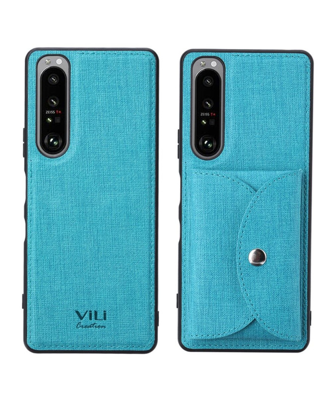 Coque Sony Xperia 1 III VILI croisillons Porte Cartes Magnétique