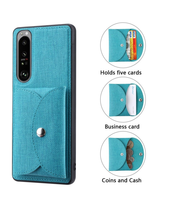 Coque Sony Xperia 1 III VILI croisillons Porte Cartes Magnétique