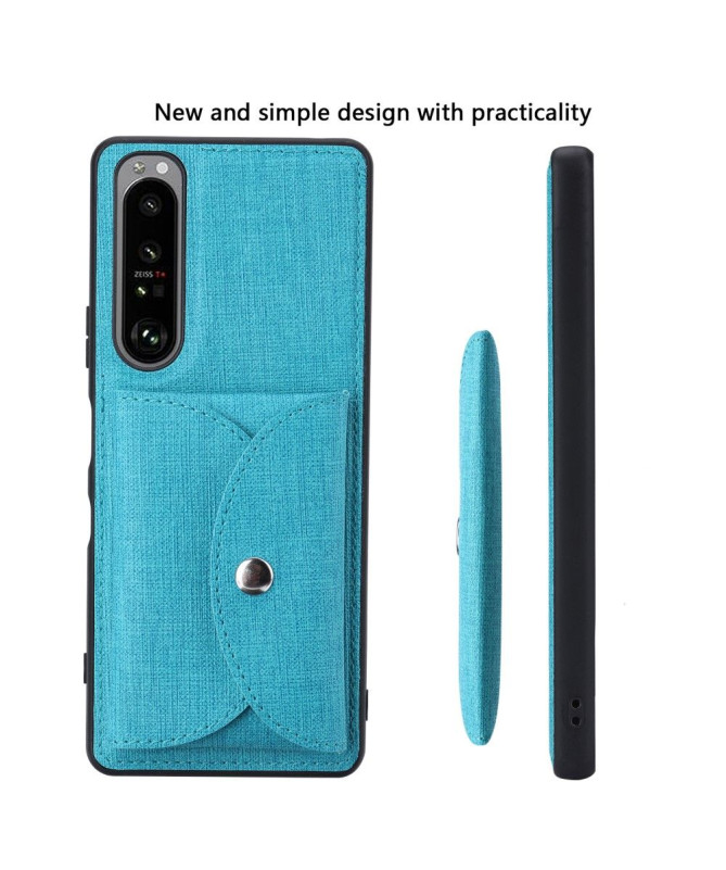 Coque Sony Xperia 1 III VILI croisillons Porte Cartes Magnétique