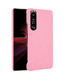 Coque Sony Xperia 1 III effet peau de croco
