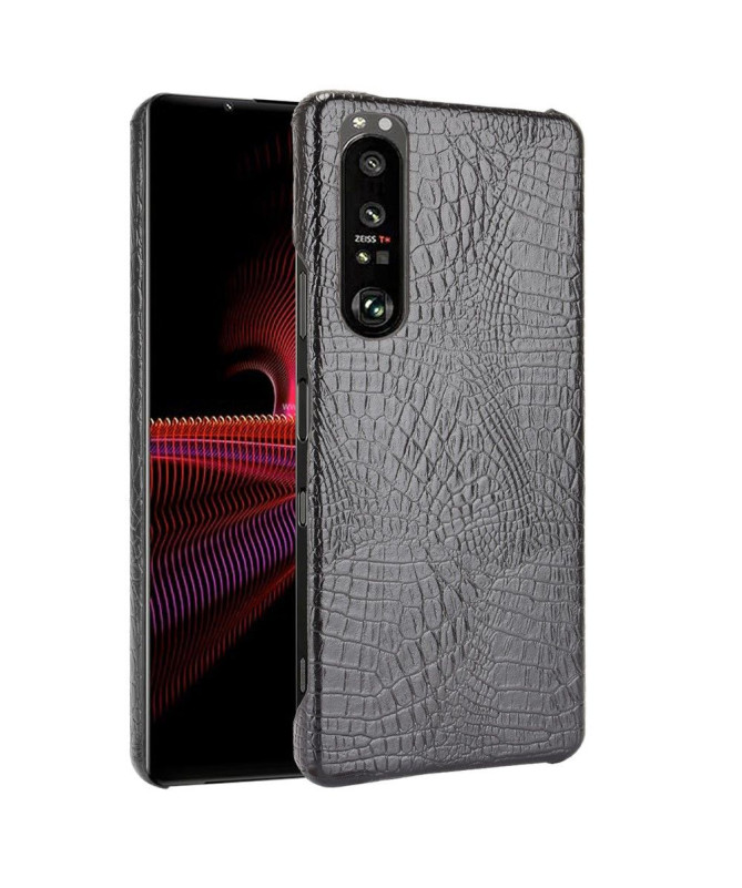Coque Sony Xperia 1 III effet peau de croco