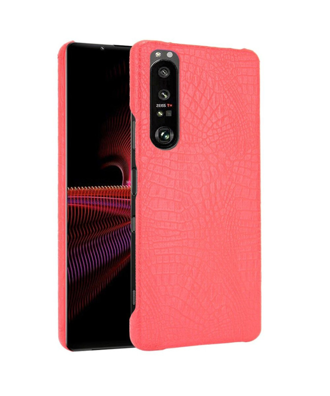 Coque Sony Xperia 1 III effet peau de croco