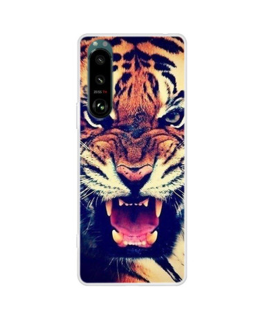 Coque Sony Xperia 5 III Tigre Féroce