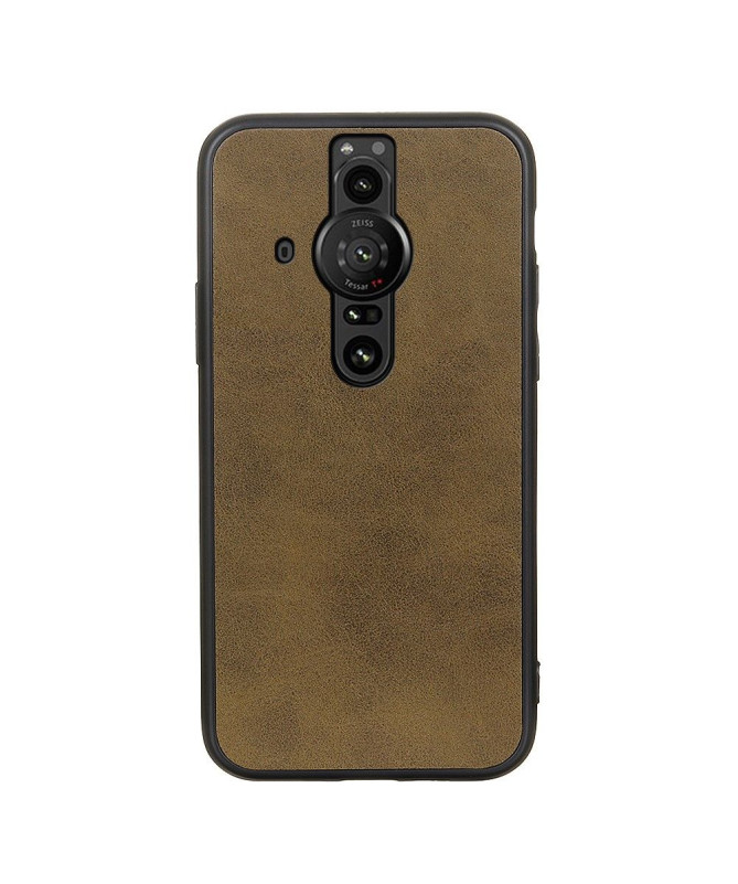 Coque Sony Xperia Pro-I Jazz simili cuir vintage