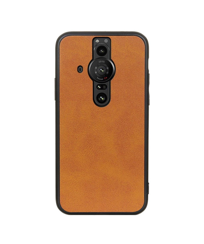 Coque Sony Xperia Pro-I Jazz simili cuir vintage