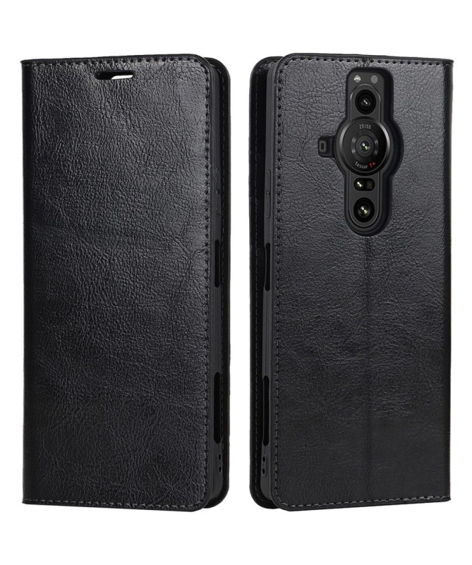 Housse Sony Xperia Pro-I Cuir Porte Cartes Fonction Support